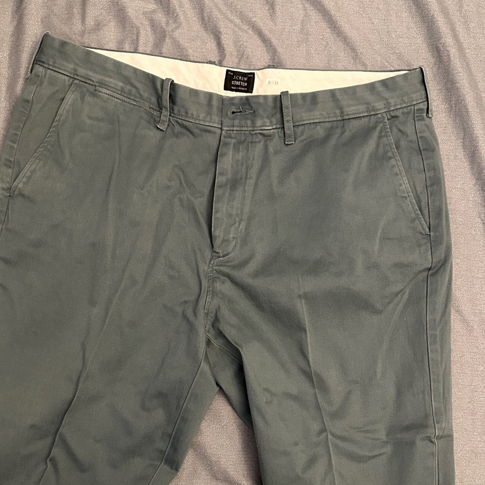 J. Crew Men's Slate Chinos